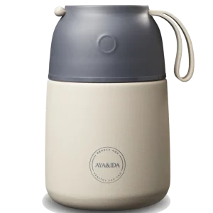 AYA&IDA - Food'ie LUNCH BOX – CREAM KHAKI - 500 ML