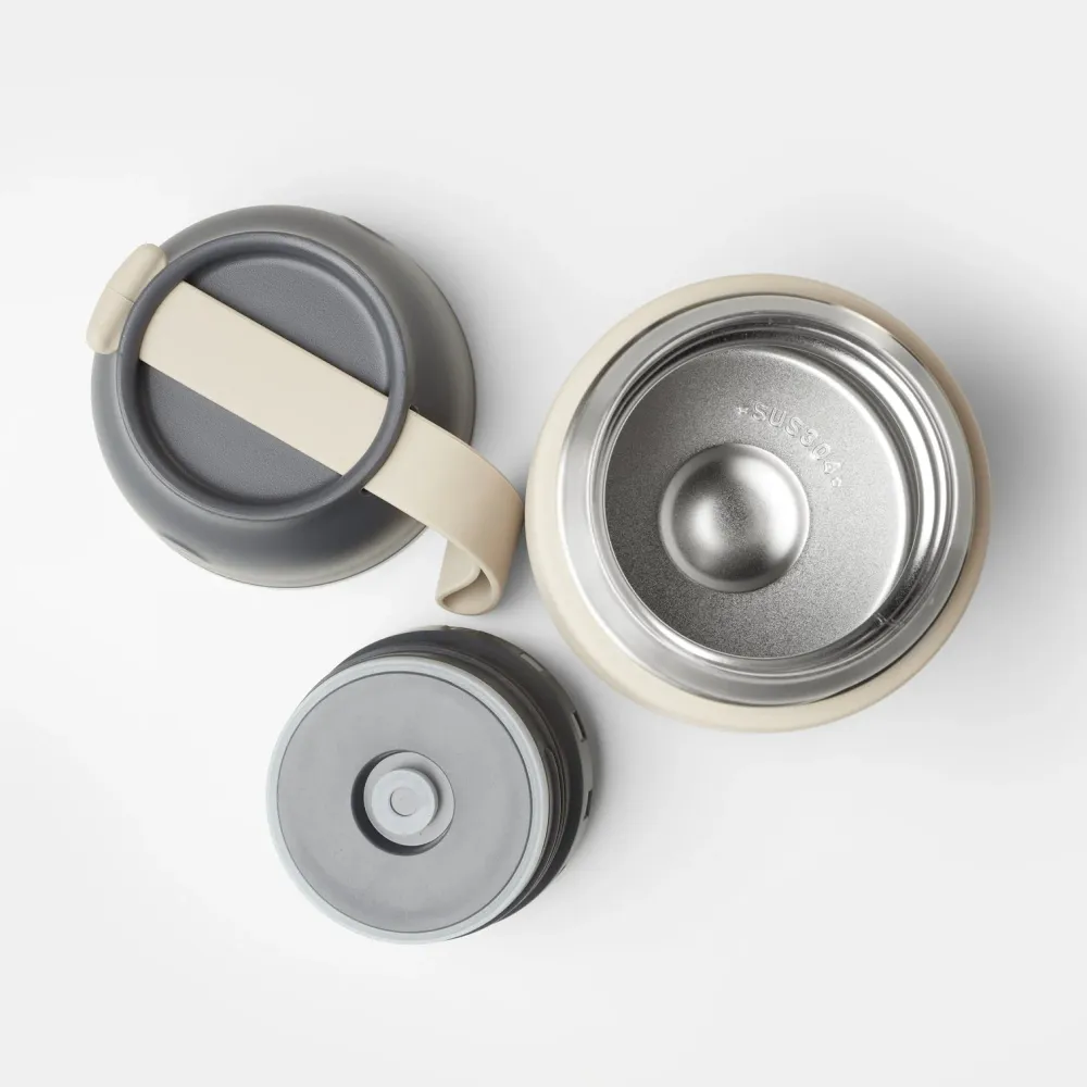 AYA&IDA - Food'ie LUNCH BOX – CREAM KHAKI - 500 ML