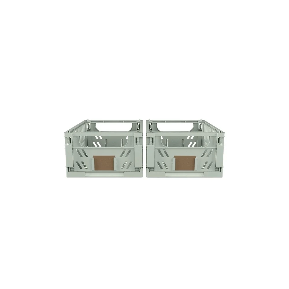 Day foldbar opbevaringskasse - 2 stk. Mint Forest XS - L:17 x B:12,5 x H:7 cm