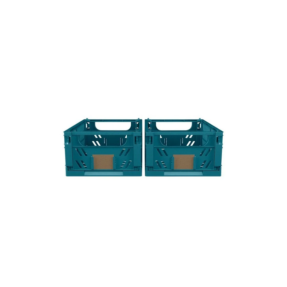 Day foldbar opbevaringskasse - 2 stk. Tapestry Cobalt XS - L:17 x B:12,5 x H:7 cm