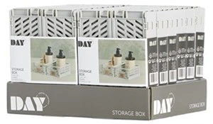 Day - Opbevaringskasse Flydende Grey 17x12,5x7 cm. - 2 stk.