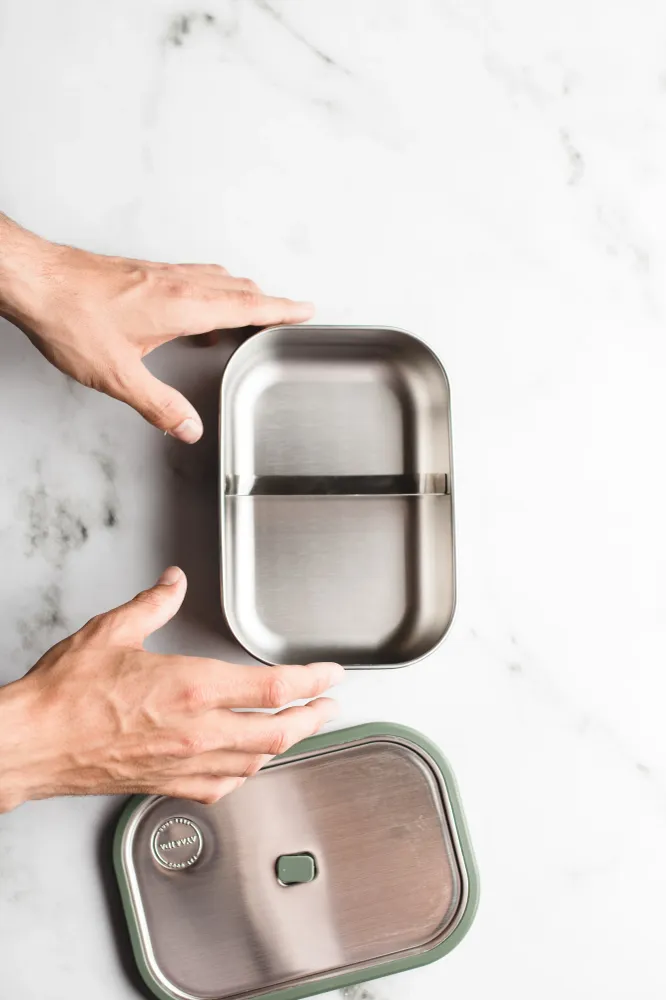 Klar Lufttæt Lunch Box divider