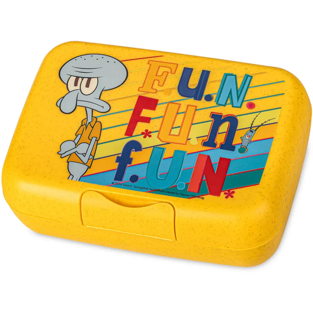 Koziol Chemical-free Honey Yellow Lunch Box Med Separation Skål Candy L Spongebob Squidward