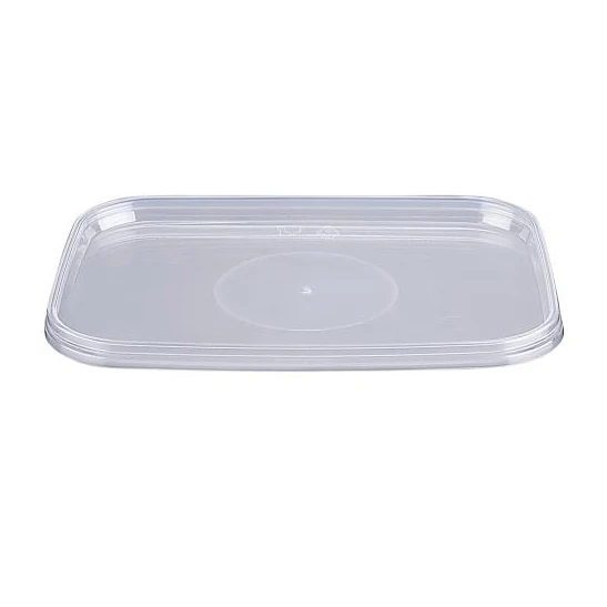 Plastlåg L120xB90xH10mm PP Til 275ml Bøtte 24 stk/ps Klar,24 stk/ps