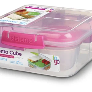 Sistema Bento Cube To Go Madkasse Assorteret - 1,25 Liter