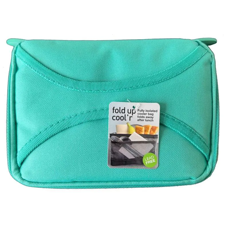 Sistema Køletaske - Maxi Fold Lunch Bag - Minty Påfugl