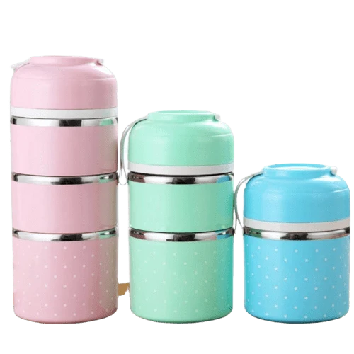 Stackable Pantry Madkasse med flere rum 1