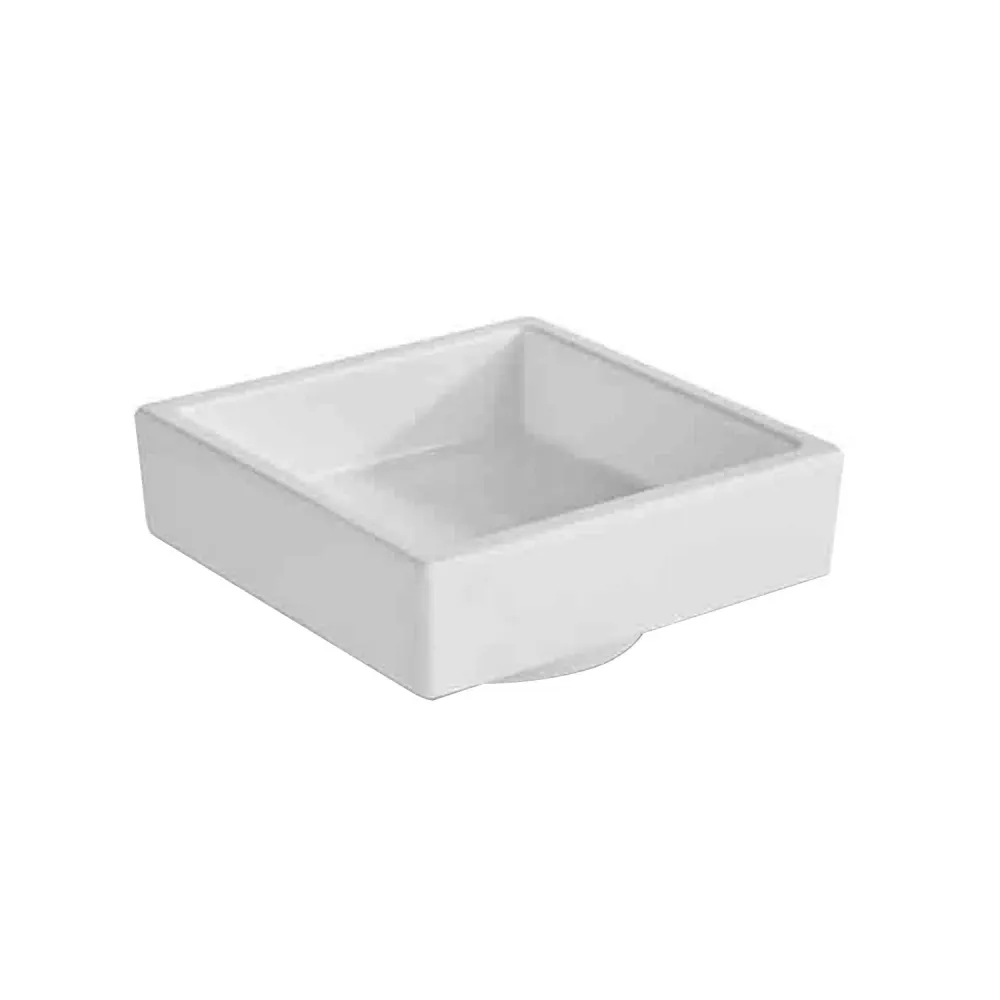 (6 stk.) Bento Box - ASIA PLUS - melamin - firkantet - ivory