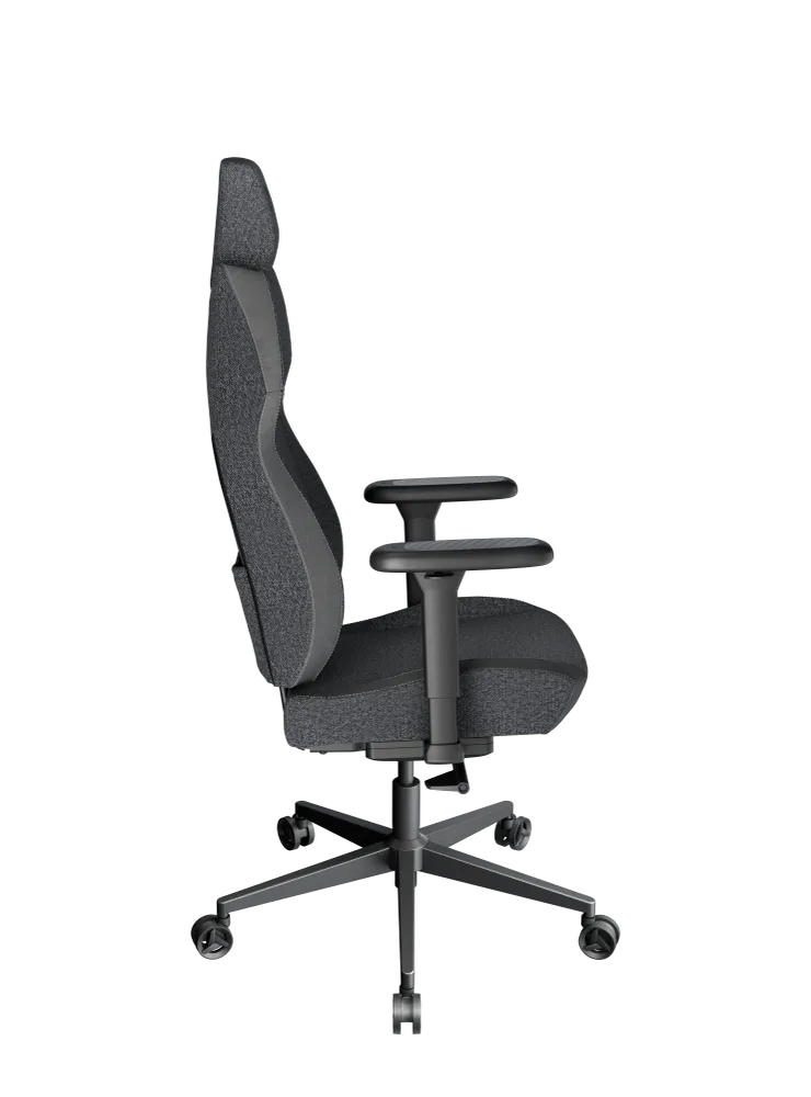 ThunderX3 TX3 SOLO – Loft Air Charcoal Grey Kontorstol med SYNC4 og 6D Justering (125 kg max)