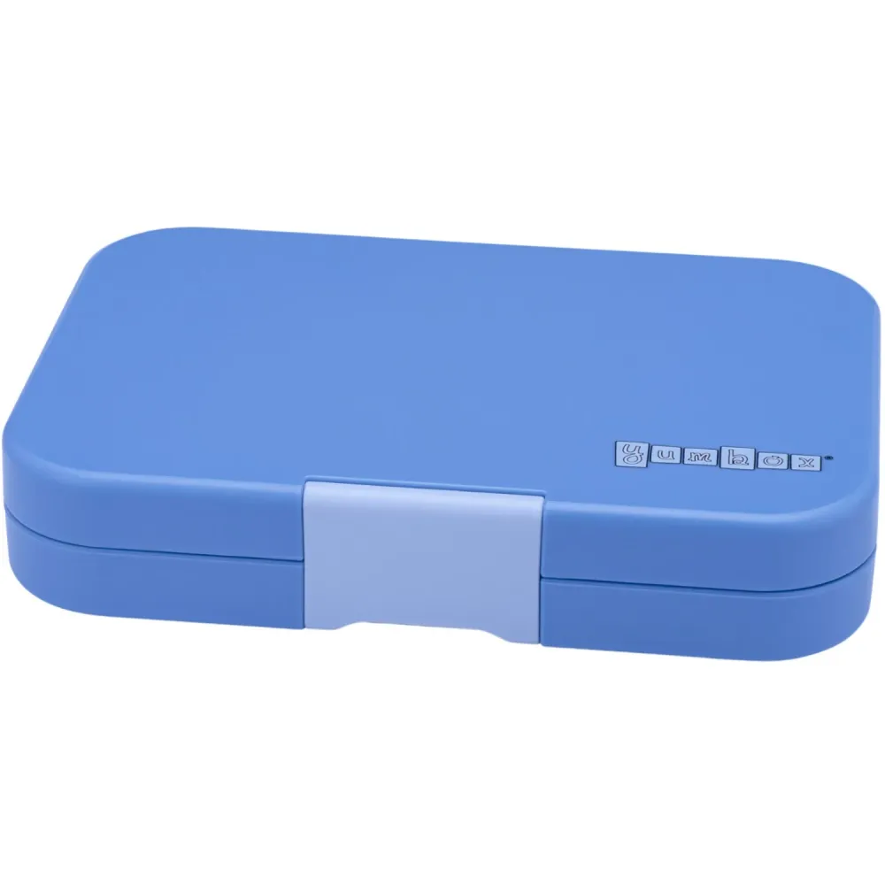 Yumbox Hazy Azure / Panther Tray Leakproof Tapas XL 4 Bento Madkasse