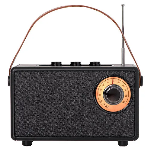 Sort FM Radio med Bluetooth