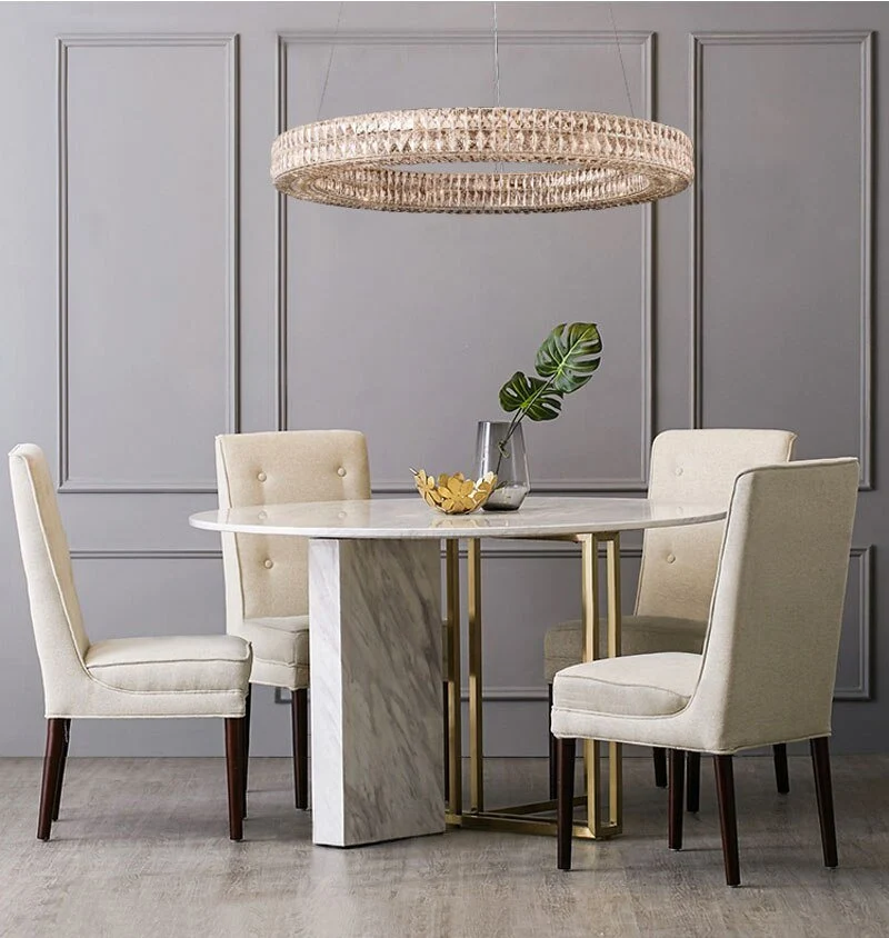 Belysning LED K9 Krystal Lysekrone Luster Moderne Lysekroner Lys Belysning Stue Lysekroner ATY Home Decor