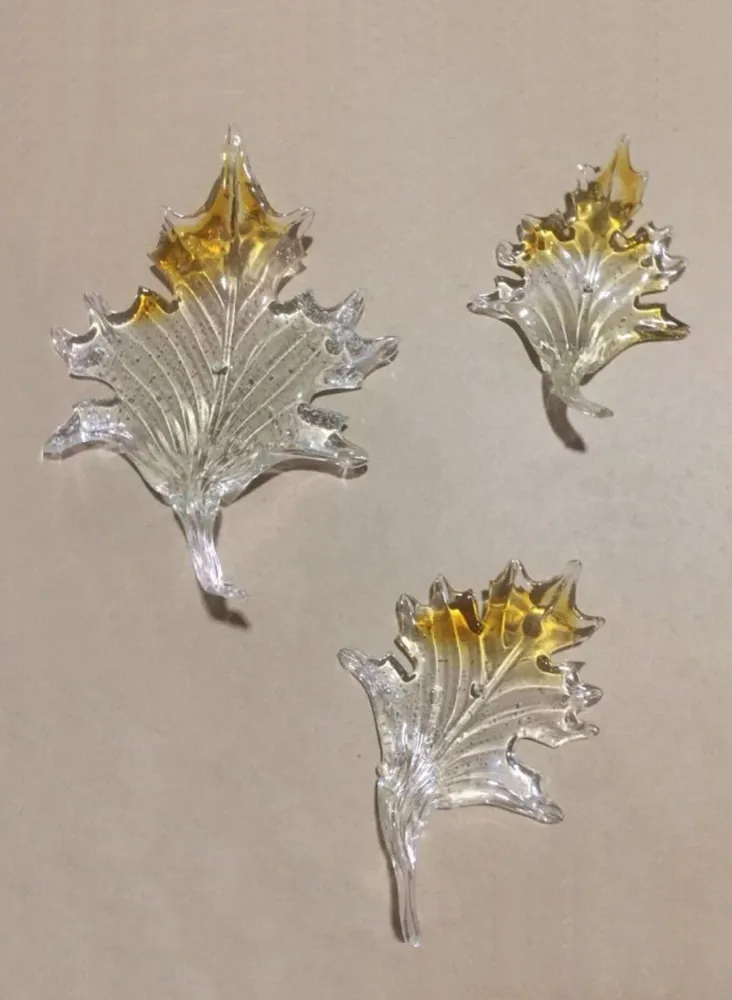 Maple Leaf Pendel Light Glaslysekrone ATY Home Decor