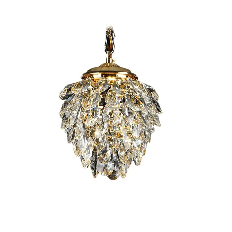 Moderne krystal pendel guld / krom pendel ananas form brugt i WalkWay Club garanteret 100 % ATY Home Decor