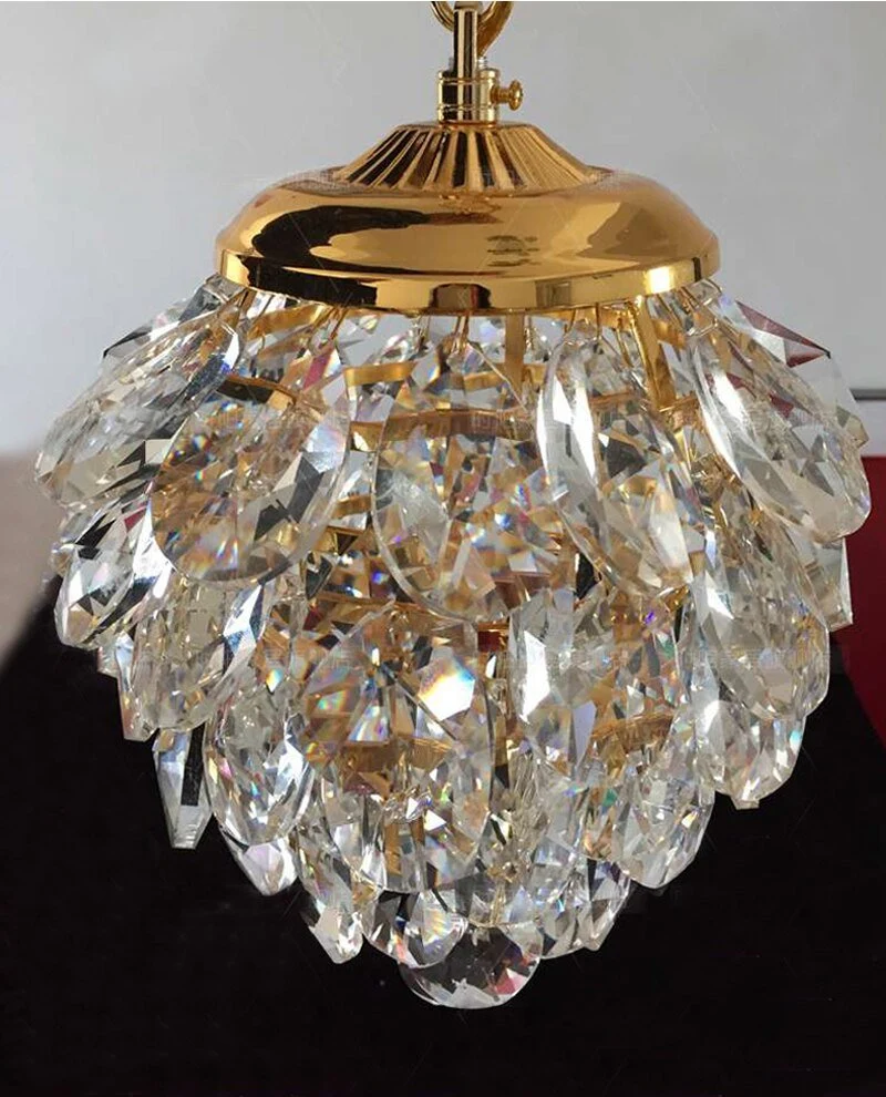 Moderne krystal pendel guld / krom pendel ananas form brugt i WalkWay Club garanteret 100 % ATY Home Decor