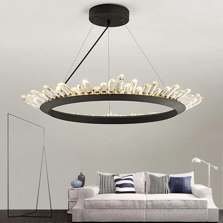 Nyt kort design krystal lysekrone moderne belysning til stue Spisestue Luster Crystal Lampadari LED lys ATY Home Decor
