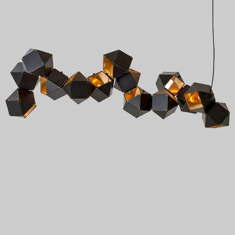Postmoderne Led Pendel Designer'S Belysning Restaurant Studio Metal Lamper Dna Creative Armatur Hvid Sort Luster ATY Home...