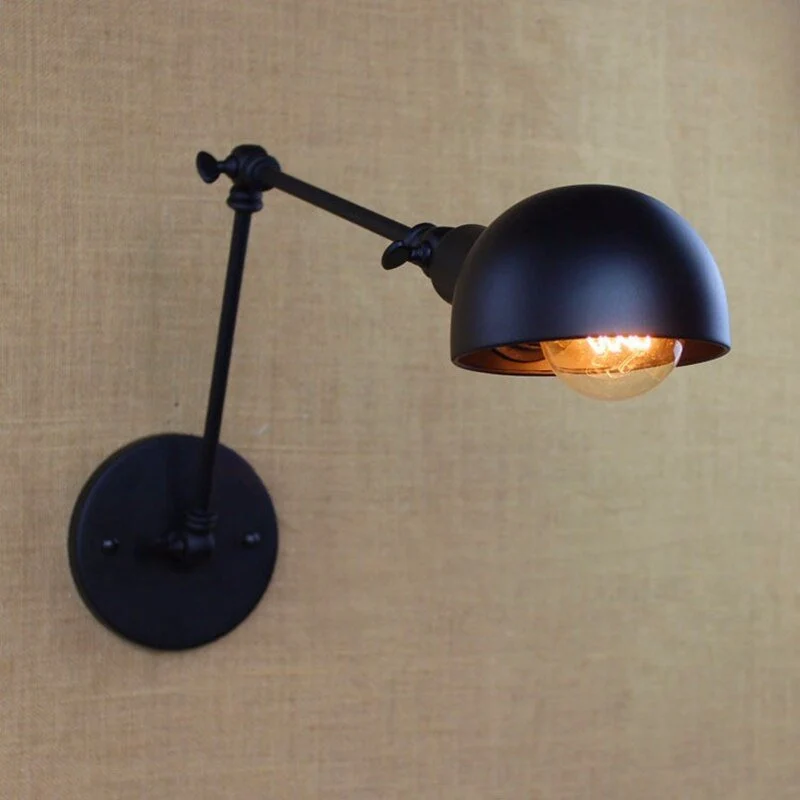 Vintage væglampe lys Justerbar loftslampe lysarmatur til sengen korridor Stue villa dekoration ATY Home Decor