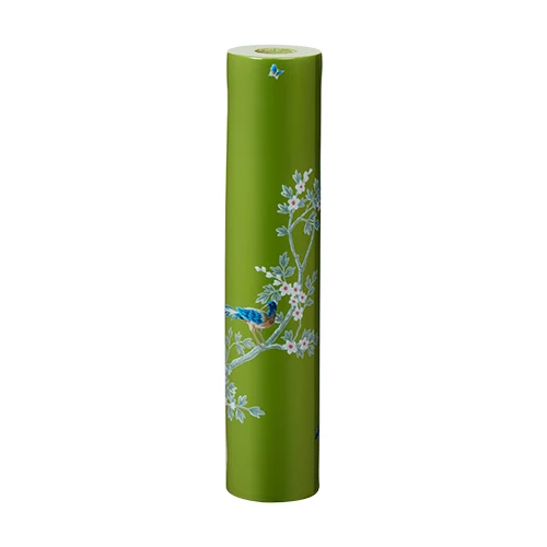 Grøn Chinoiserie Lysestage