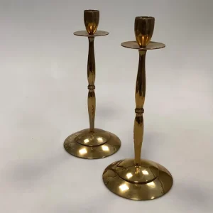 Par Dantorp Danmark Moderne Messing Lysestager