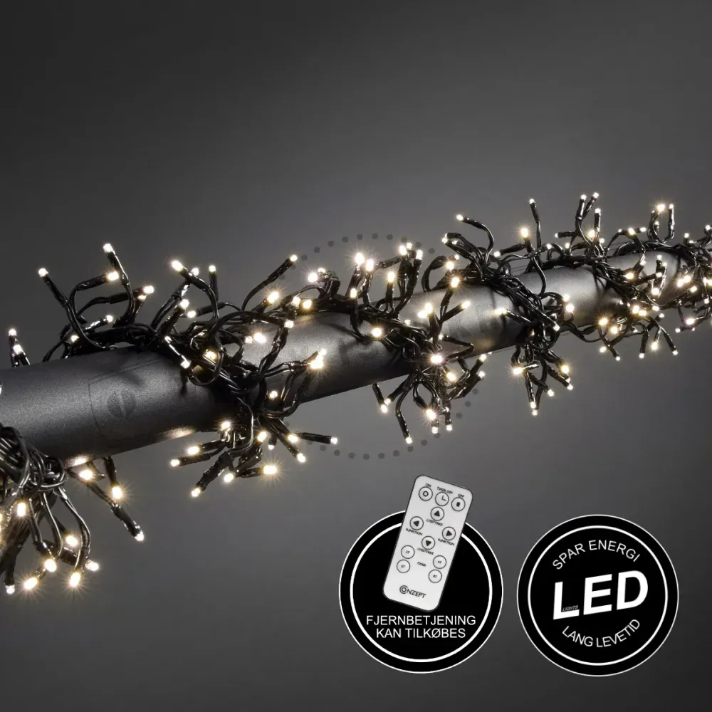 CONZEPT KLYNGEKÆDE 2,35M 384 LED MED CHIP