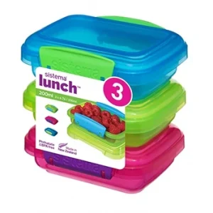 Snackboks - 3 stk.