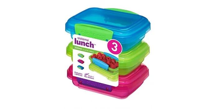 Snackboks - 3 stk.