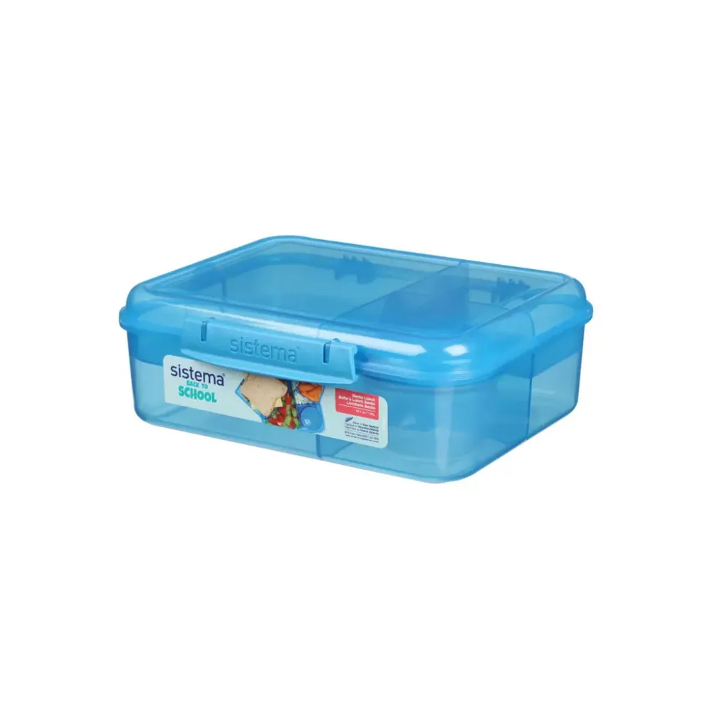 Sistema - Bento Cube Lunch Madkasse 1,65 L - Blå
