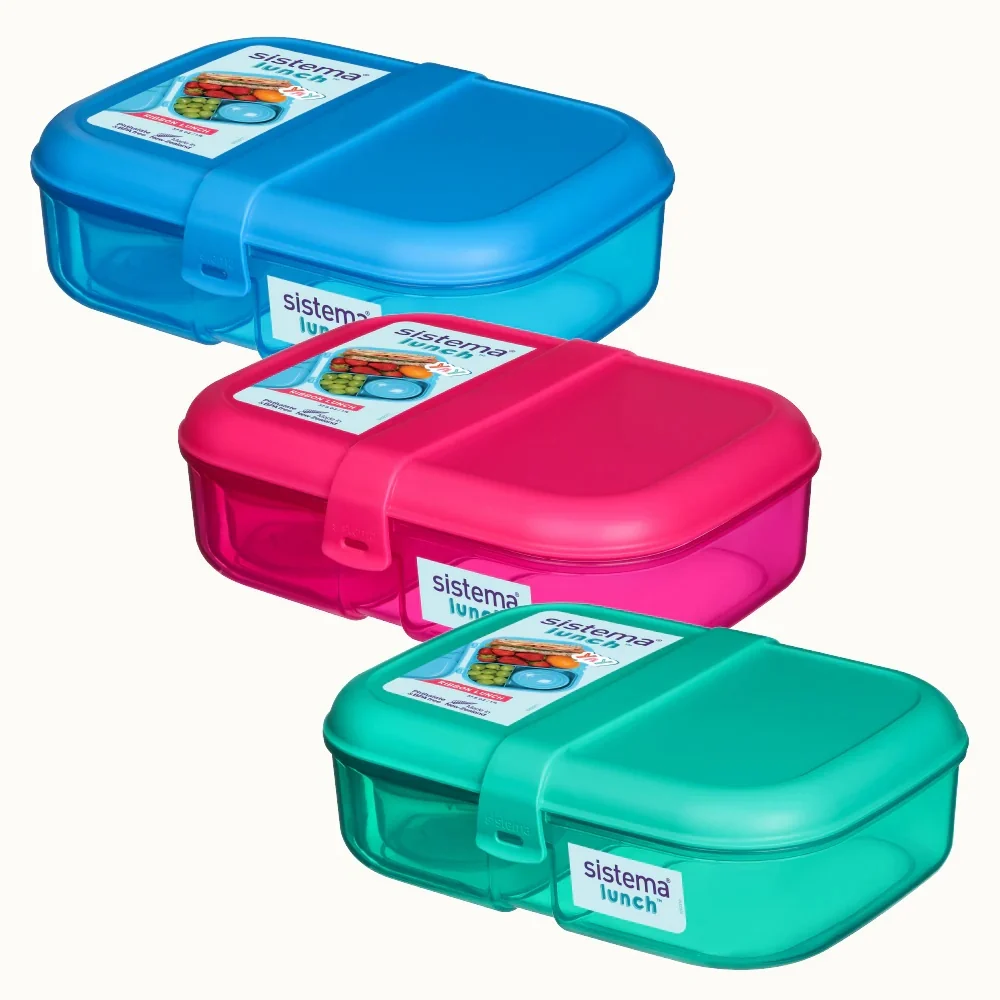 Sistema - Ribbon Lunch Madkasse 1,1 L ass farver