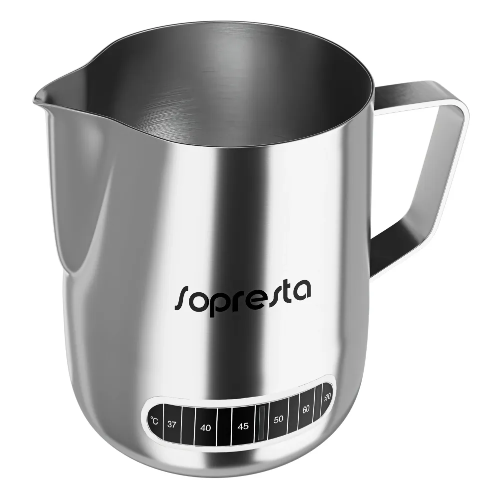 Sopresta Mælkekande med temperatur måler (600ml)
