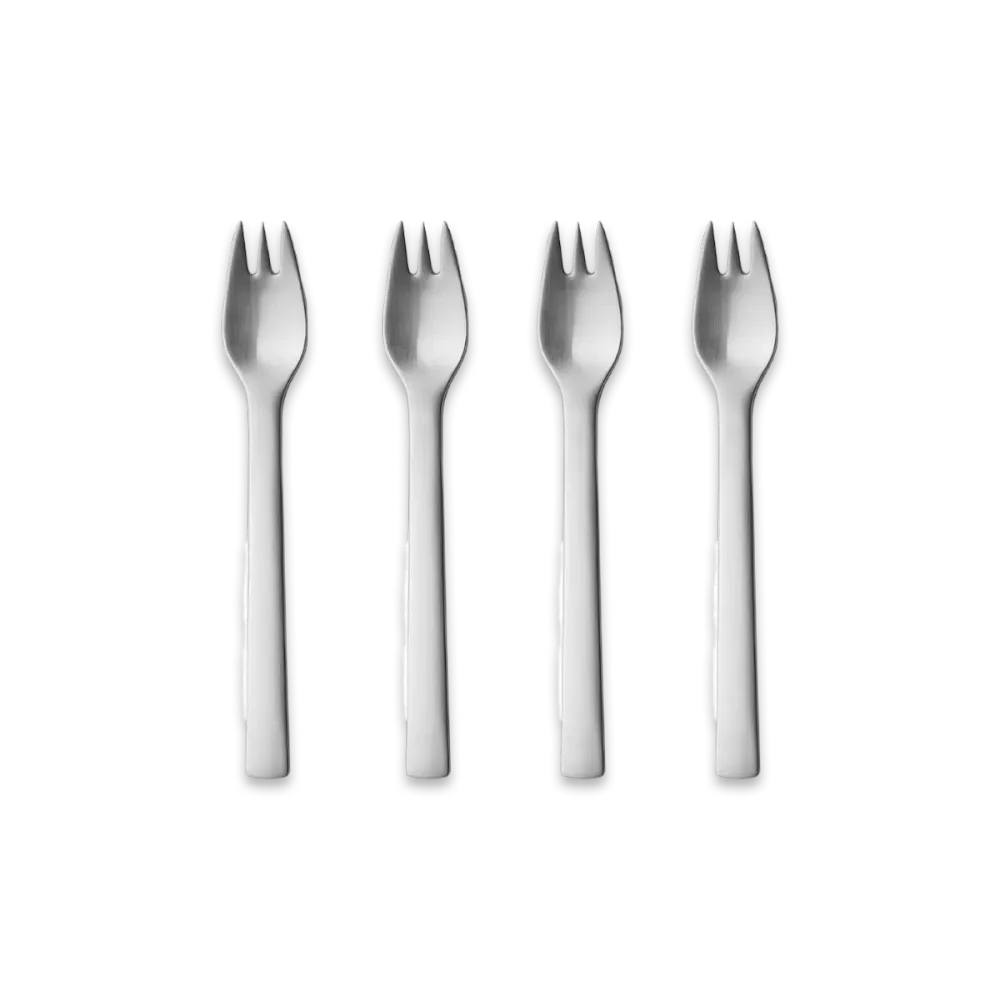 Georg Jensen - New York - Kagegafler - 4 stk. - Rustfrit metal - Mat
