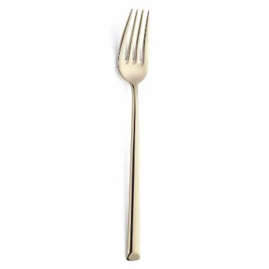 Spisegaffel Metropole PVD 20.7 cm Rustfrit alloy Blank Champagne,12 stk/pk