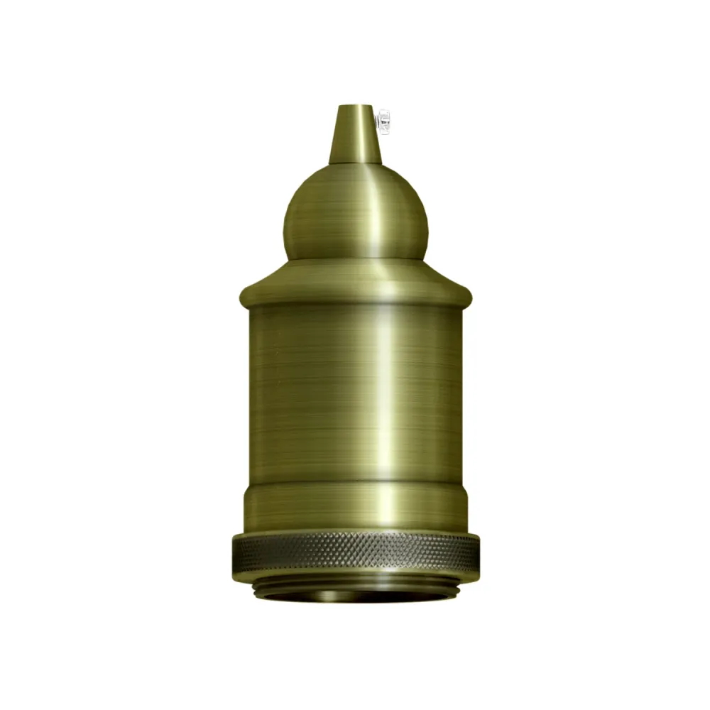 Moderne fatning e27 messing pendellamper lampebase ~ 1446