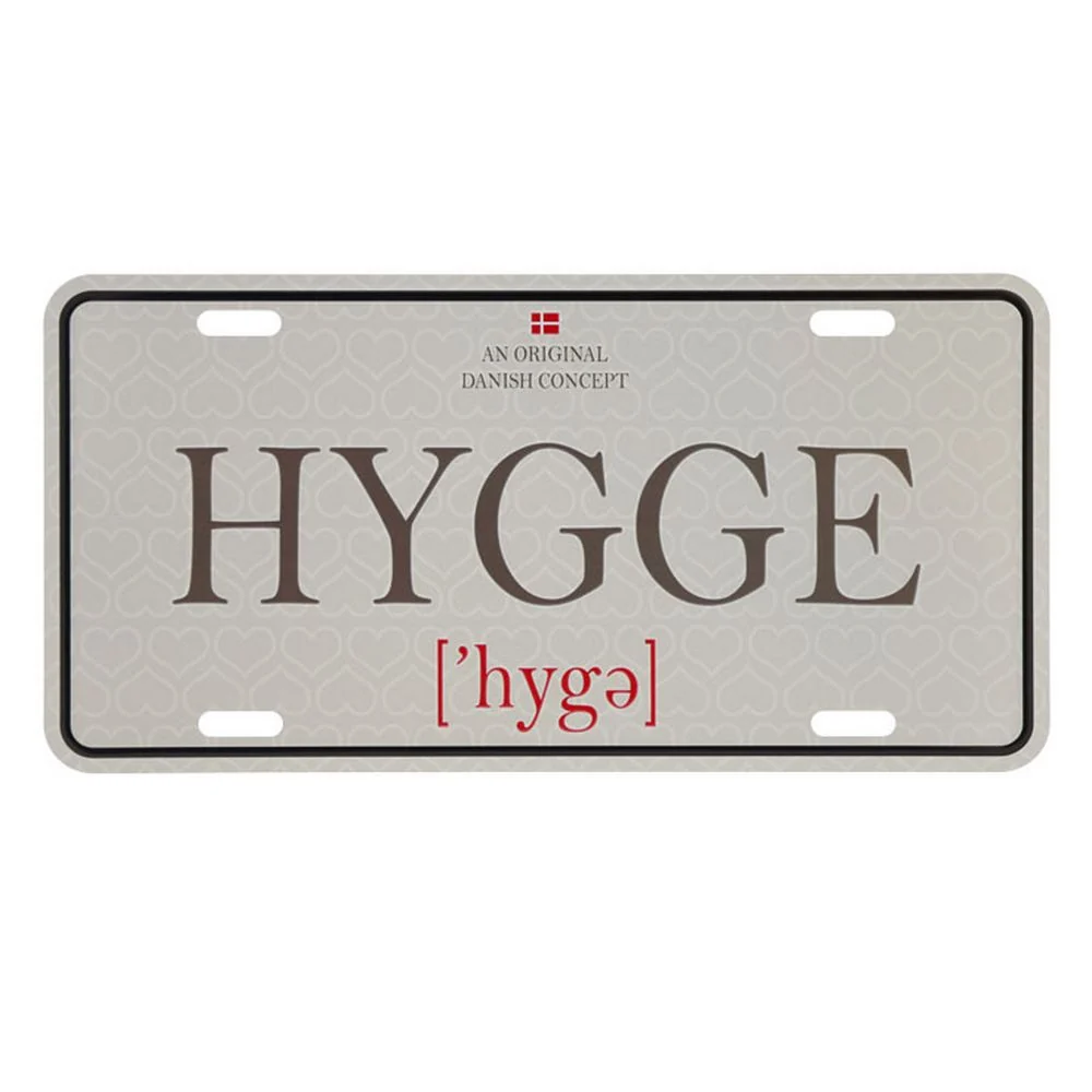Dansk Hygge License Plate