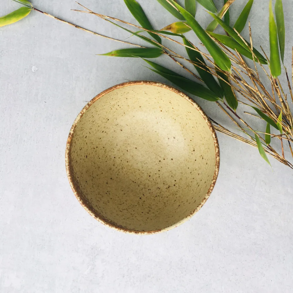 Lille sandfarvet bowl - U-formet - 9 x 13 Inch