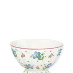 Round French bowl medium Rosalia ivory