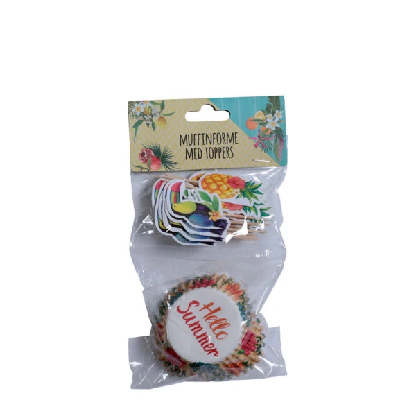 Kronemarked - Muffinforme M/Toppers - Sommer