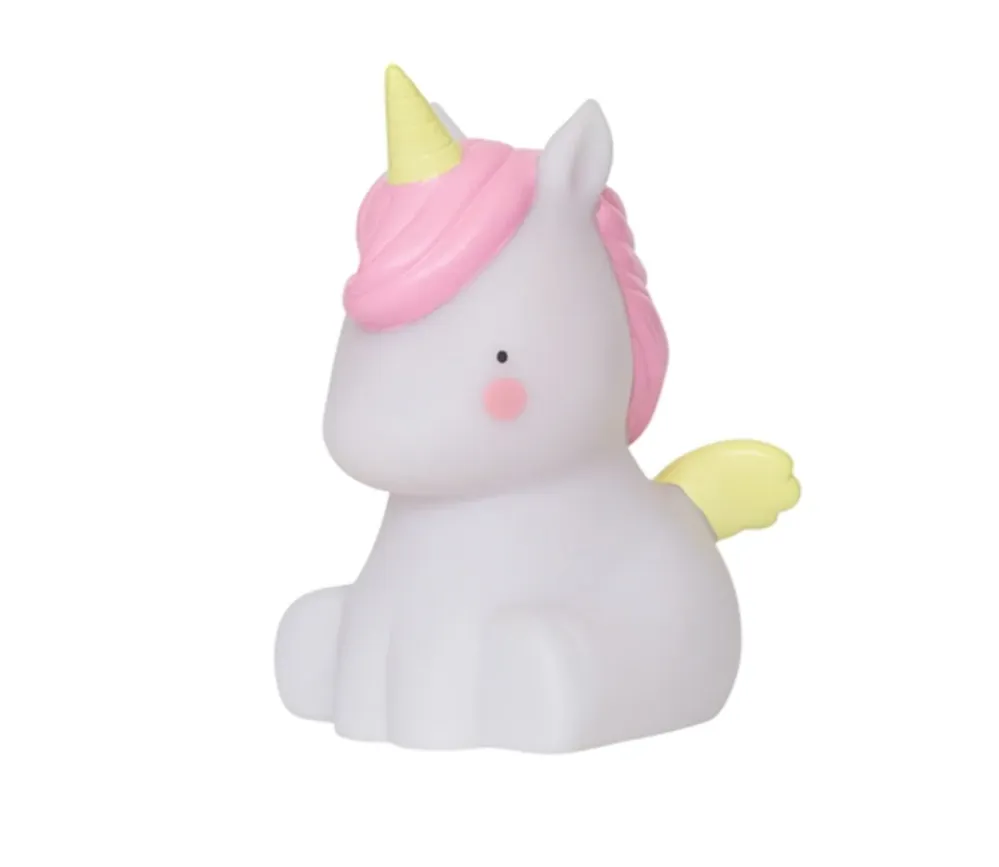 Little Lovely Company Natlampe Little light Unicorn