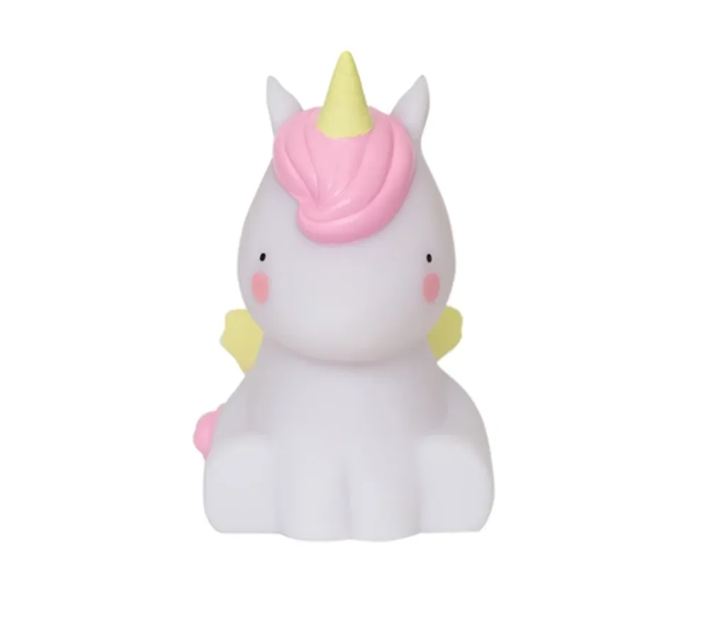 Little Lovely Company Natlampe Little light Unicorn