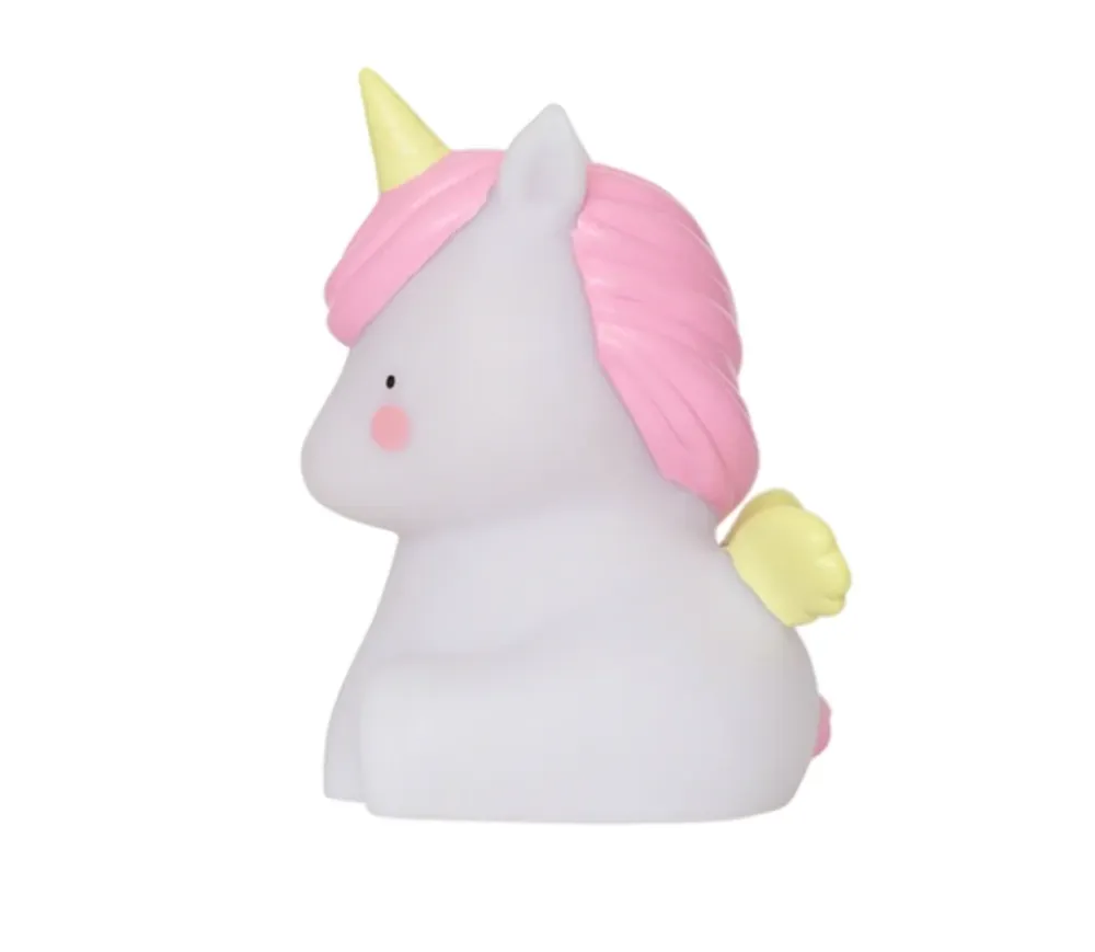 Little Lovely Company Natlampe Little light Unicorn