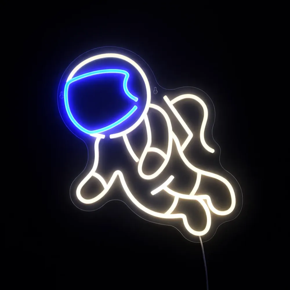 Astronaut Neon Væglampe