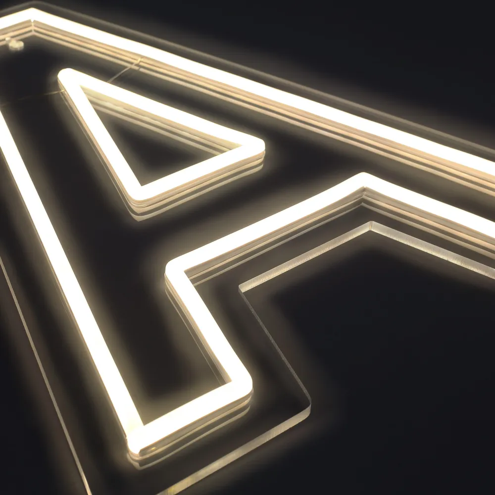 Bogstav Neon Væglampe