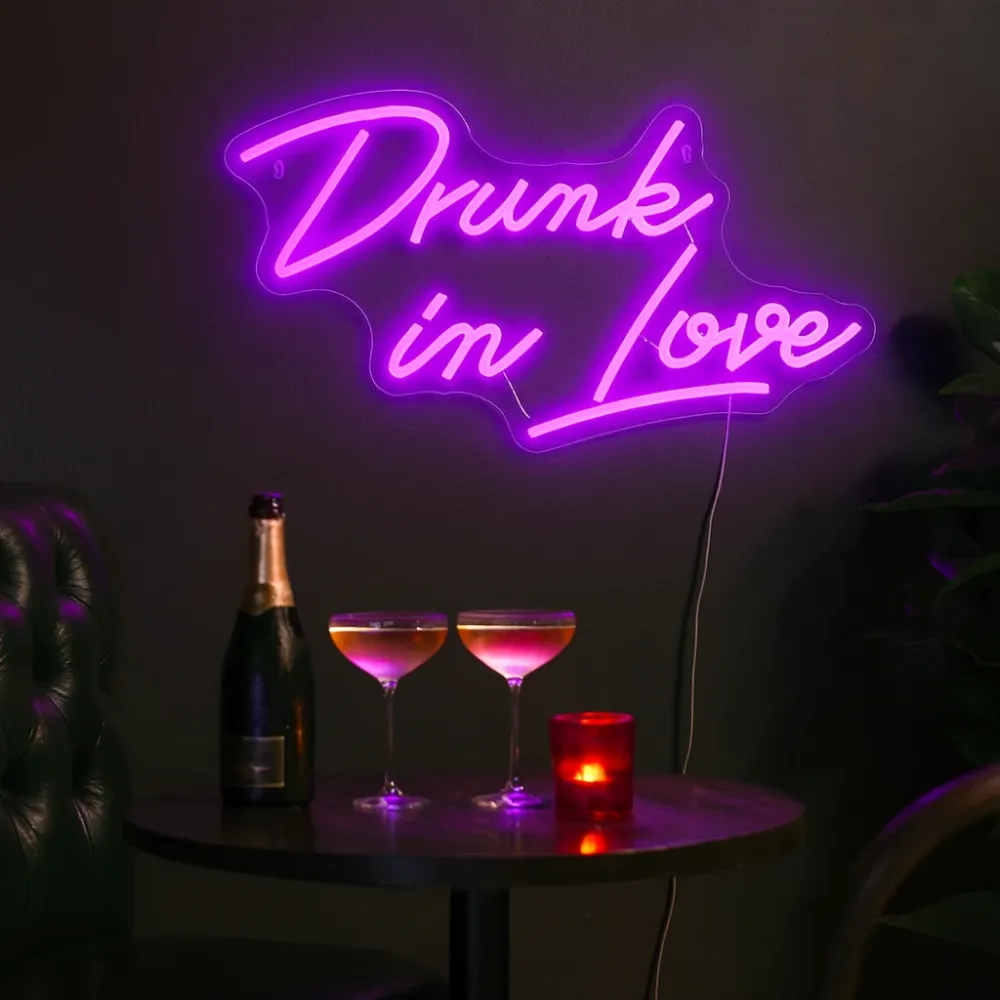 Drunk Love Neon Væglampe