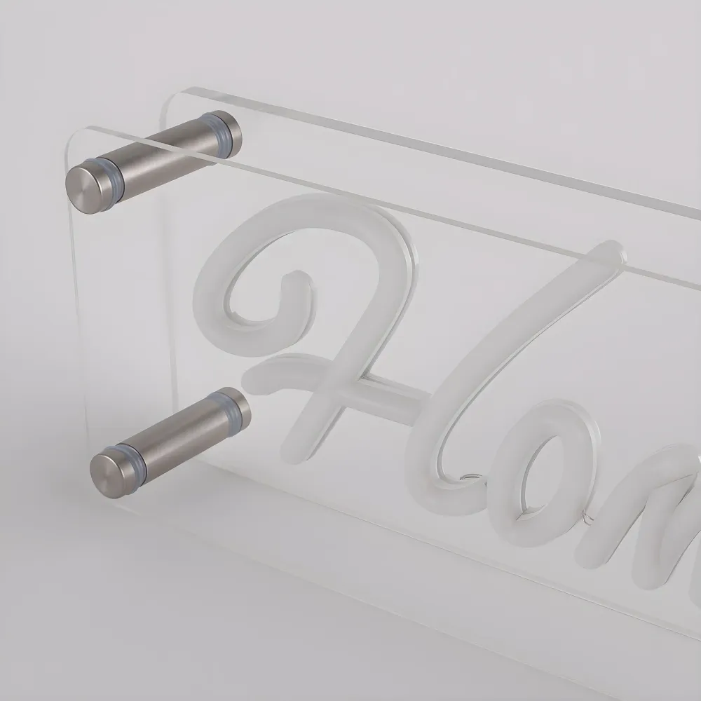 Home LED Neon Box Bordlampe