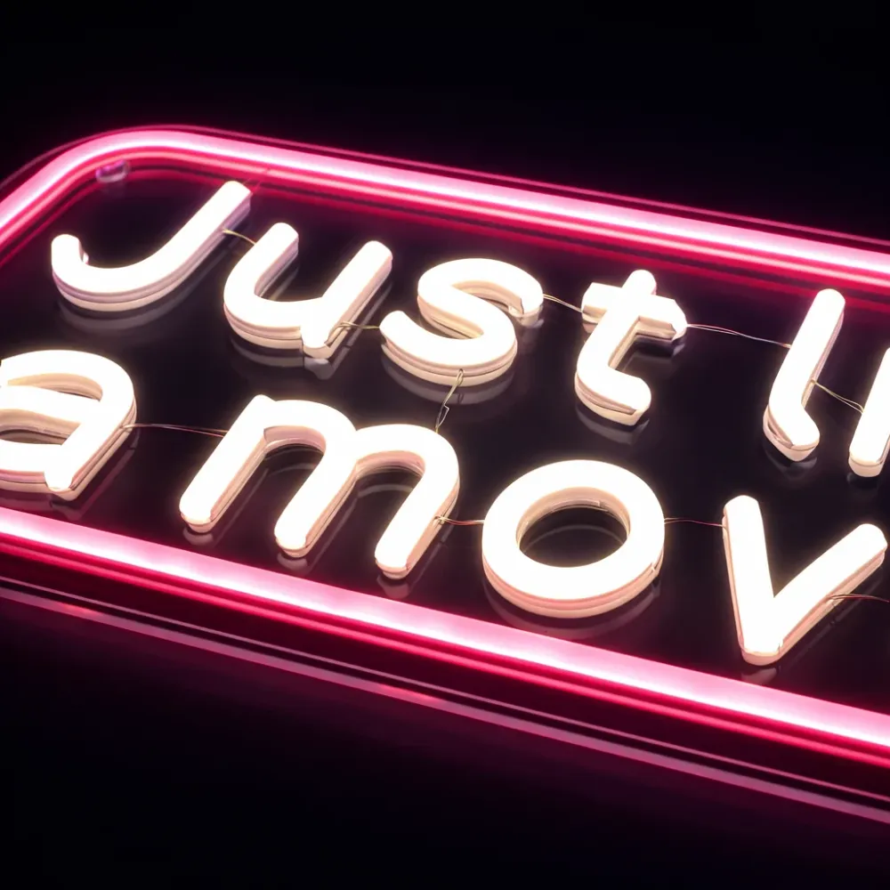 Just Like Movie Neon Væglampe
