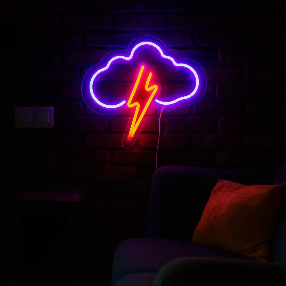 Thunder Cloud Neon Væglampe