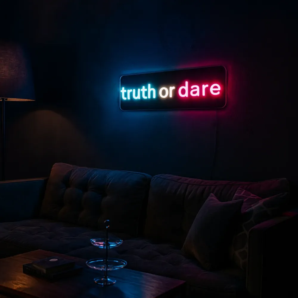 Truth or Dare Neon Væglampe