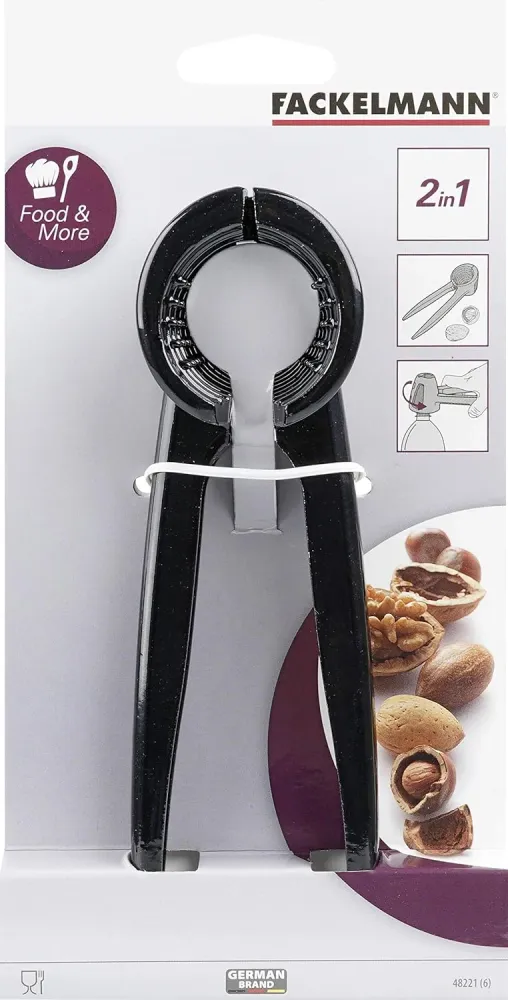 Knax Nøddeknækker - 18 cm. - Sort