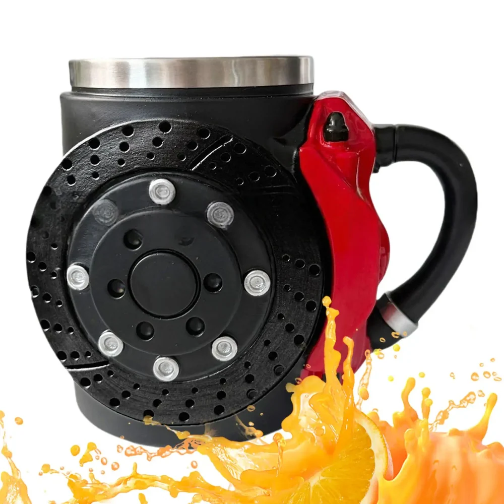 Globetrek° BrakeMug – Bil Entusiast Racing Inspireret Kaffe Bremse Krus Roed
