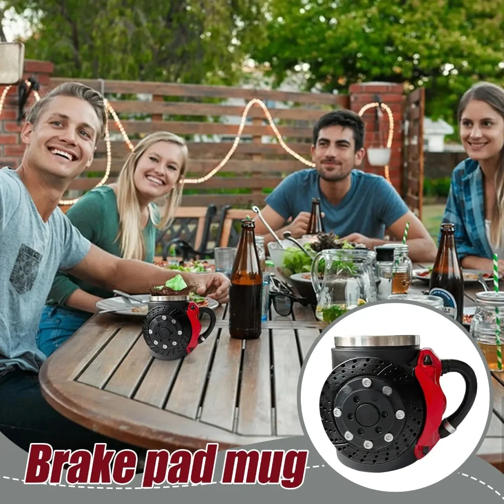 Globetrek° BrakeMug – Bil Entusiast Racing Inspireret Kaffe Bremse Krus Roed